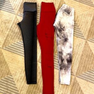 Lulu like leggings(3) retail 250.00+Alo